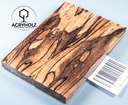 Beech Spalted Stabilized Handle Scales | 120x40x10 | Knife Handle 2431