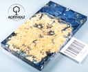 Box Elder Maser stabilisiert | acryholz | 140x40x10 | Griffschalenpaar 2442