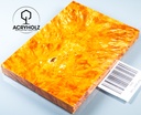 Box Elder Maser stabilisiert | acryholz | 120x40x10 | Griffschalenpaar 2448