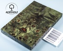 Pappel Griffschalen stabilisiert | 124x40x10| ACRYHOLZ | Messer | Griffholz 2457