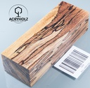 Buche gestockt stabilisiert Griffblock | 120x40x30 | Messergriff 2464