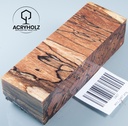 Buche gestockt stabilisiert Griffblock | 120x40x30 | Messergriff 2467