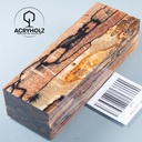 Haya Spalted Estabilizado Bloque para Mango | 120x40x30 | Mango de Cuchillo 2471