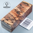 Buche gestockt stabilisiert Griffblock | 120x40x30 | Messergriff 2477
