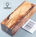 Buche gestockt stabilisiert Griffblock | 120x40x30 | Messergriff 2479