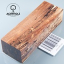 Buche gestockt stabilisiert Griffblock | 120x40x30 | Messergriff 2483