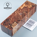 Buche gestockt stabilisiert Griffblock | 140x40x30 | Messergriff 2485