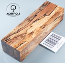 Buche gestockt stabilisiert Griffblock | 140x40x30 | Messergriff 2486