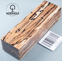 Buche gestockt stabilisiert Griffblock | 140x40x30 | Messergriff 2503
