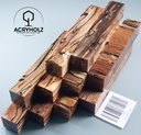 Buche Stiftrohling gestockt stabilisiert | 120x20x20 | acryholz | 2504