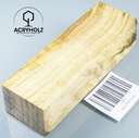 Pappel Maser stabilisiert Griffblock | 130x40x30| ACRYHOLZ | Messergriff 2521