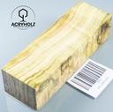 Poplar Burl Stabilized Handle Block | 130x40x30 | ACRYHOLZ | Knife Handle 2522