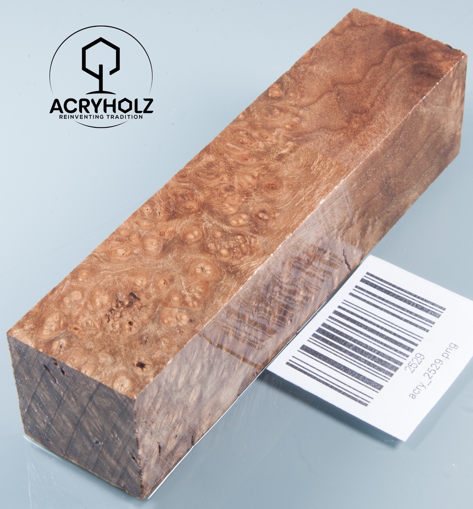 Walnuss Drechselholz stabilisiert | 130x30x30 | acryholz | Drechseln | 2529