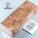 Walnuss Maser Griffblock stabilisiert | 120x40x30 | acryholz | 2549