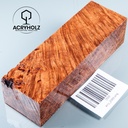 Ahorn Maser Griffblock stabilisiert | 130x40x30 | acryholz | 2569