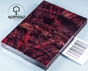 Pappel Griffschalen stabilisiert | 120x40x10| ACRYHOLZ | Messer | Griffholz 2587