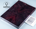 Pappel Griffschalen stabilisiert | 120x40x10| ACRYHOLZ | Messer | Griffholz 2588