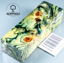 Pappel Maser stabilisiert Griffblock | 120x40x30| ACRYHOLZ | Messergriff 2695