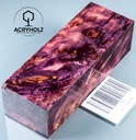 Pappel Maser stabilisiert Griffblock | 120x40x30| ACRYHOLZ | Messergriff 2725