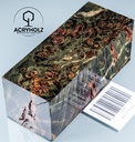 Poplar Burl Stabilized Turning Wood | 120x45x45 | ACRYHOLZ | 2754