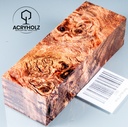 Madera veteada de Álamo | Madera estabilizada para mango de cuchillo 120x40x30 ACRYHOLZ 2755