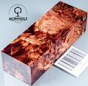 Pappel Maserholz | Stabilisiertes Griffholz 120x40x30 Messergriff ACRYHOLZ 2758