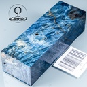 Kastanie Maserholz | Stabilisiertes Griffholz 120x40x30 Messergriff ACRYHOLZ 2771