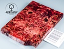 Pappel Griffschalen stabilisiert | 120x40x10| ACRYHOLZ | Messer | Griffholz 2780