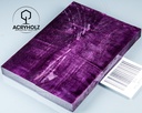 Kastanie Maser stabilisiert | 120x40x10 | acryholz | schalenpaar 2811