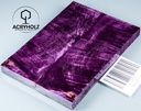 Kastanie Maser stabilisiert | 120x40x10 | acryholz | schalenpaar 2813
