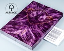 Kastanie Maser stabilisiert | 120x40x10 | acryholz | schalenpaar 2814