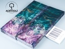 Kastanie Maser stabilisiert | 130x50x10 | acryholz | schalenpaar 2857