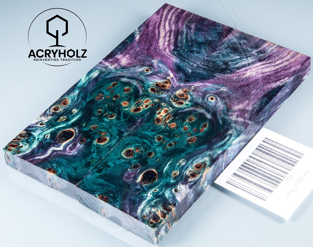 Kastanie Maser stabilisiert | 130x45x10 | acryholz | schalenpaar 2859