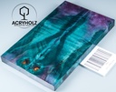 Pappel Griffschalen stabilisiert | 140x45x10| ACRYHOLZ | Messer | Griffholz 2862