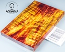 Kastanie Maser stabilisiert | 120x40x10 | acryholz | schalenpaar 2863