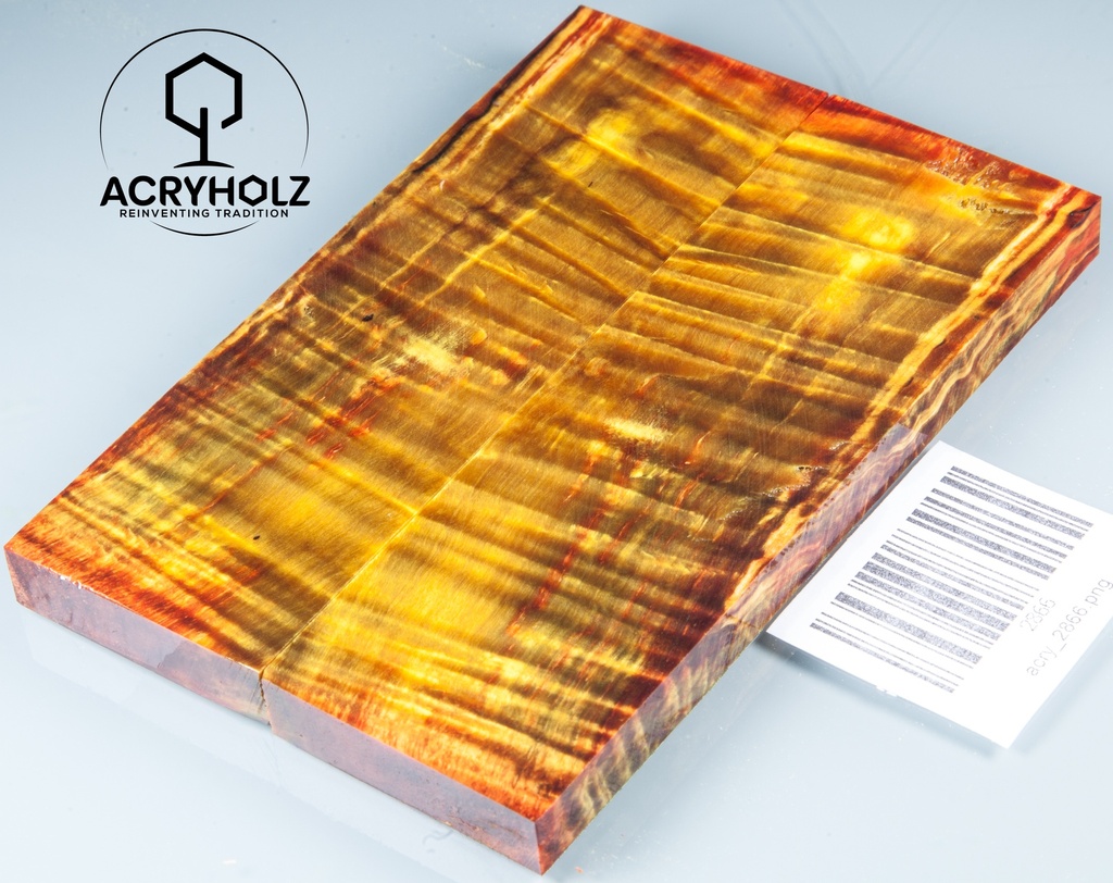 Kastanie Maser stabilisiert | 130x40x10 | acryholz | schalenpaar 2866