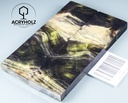 Kastanie Griffschalen stabilisiert | 135x40x10| ACRYHOLZ | Messer | Griffholz 2886