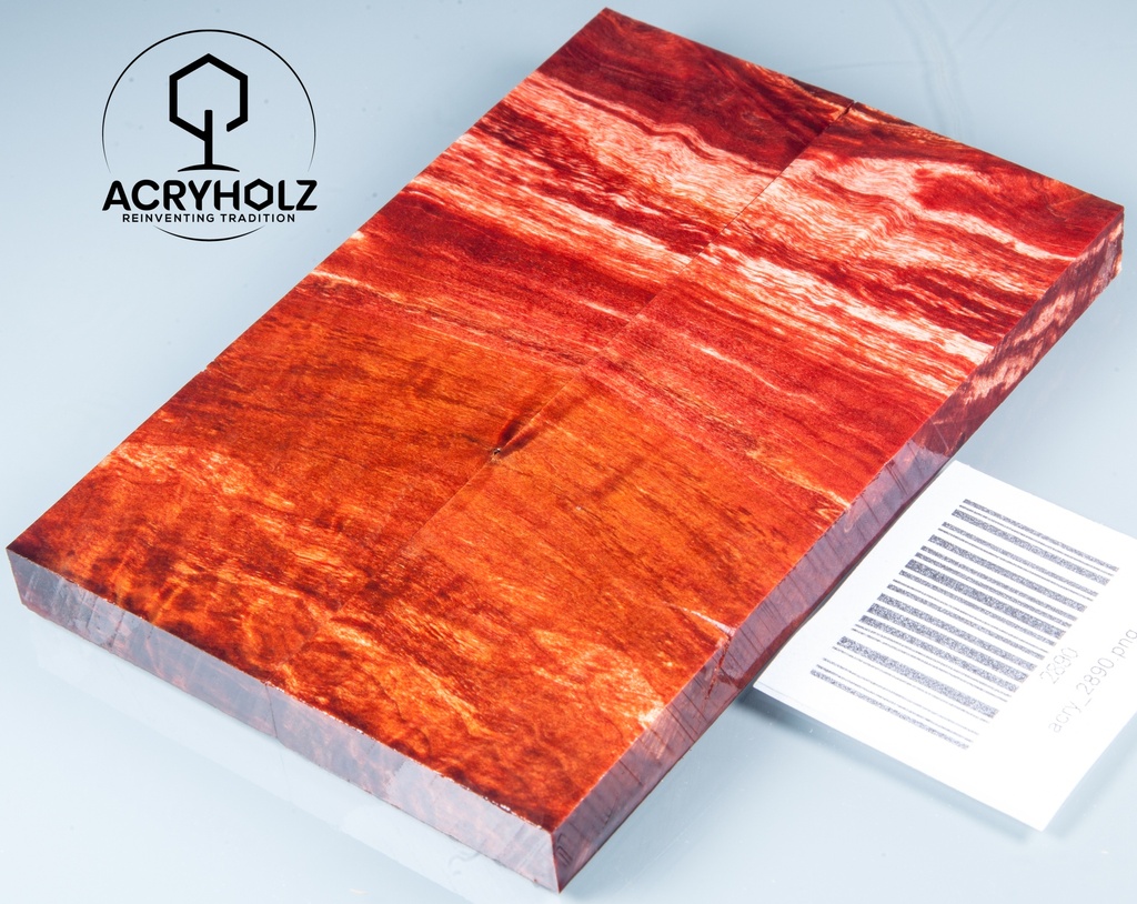 Cachas de madera de castaño de Indias estabilizada | 120x40x10 | ACRYHOLZ | Mango de cuchillo | 2890