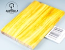 Cachas de madera de álamo estabilizada | 130x40x10 | ACRYHOLZ | Mango de cuchillo | 2905