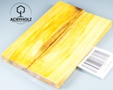 Pappel Griffschalen stabilisiert | 130x40x10| ACRYHOLZ | Messer | Griffholz 2909