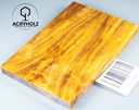 Pappel Griffschalen stabilisiert | 130x40x10| ACRYHOLZ | Messer | Griffholz 2910