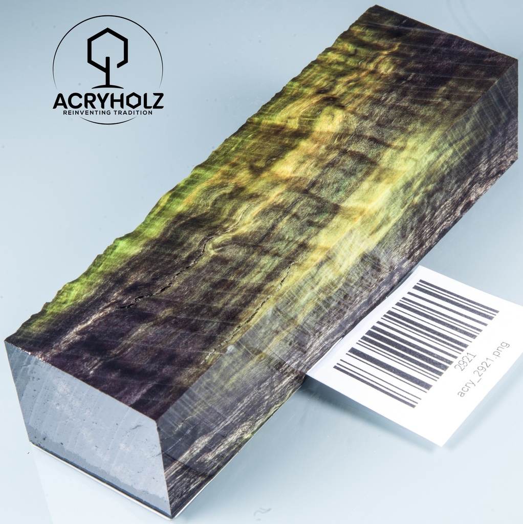 Kastanie Maserholz | Stabilisiertes Griffholz 130x40x30 Messergriff ACRYHOLZ 2922