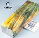 Kastanie Maserholz | Stabilisiertes Griffholz 130x40x30 Messergriff ACRYHOLZ 2925