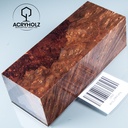 Stabilized Walnut Burl Turning Blank | 140x50x40 | ACRYHOLZ | 2964