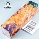 Eschenahorn Stiftrohling stabilisiert | 120x30x30 | acryholz | 2968