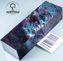 Kastanie Maserholz | Stabilisiertes Griffholz 130x40x30 Messergriff ACRYHOLZ 2973