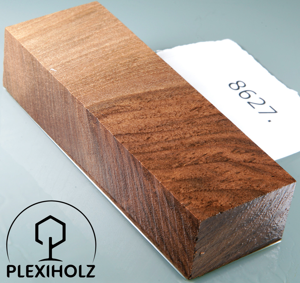 Nogal Bloque para Mango Estabilizado | 120x40x28 | plexiholz | 8627