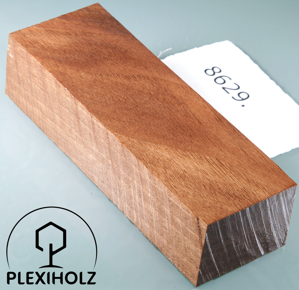 Orzech włoski Blok na Rękojeść Stabilizowany | 120x40x28 | plexiholz | 8629