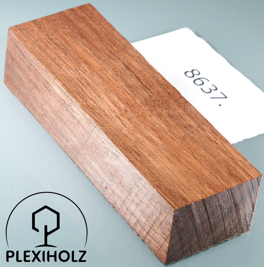 Walnut Handle Block Stabilized | 120x40x28 | plexiholz | 8637