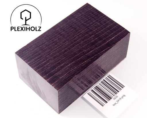 [0416] Érable Bloc pour Mod Stabilisé | 100x60x40 | plexiholz | Bijouterie | 0416
